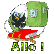 Gif animé Caliméro allo
